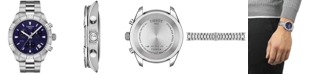 Tissot Men's Swiss Chronograph PR 100 Sport Stainless Steel Bracelet Watch 44mm 